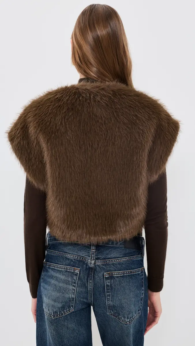 Misa Kira Faux Fur Vest | Thumbnail 3 Misa Kira Faux Fur Vest | Thumbnail 3