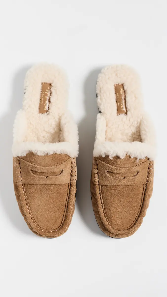 rag & bone Carter Shearling Mules | Thumbnail 5 rag & bone Carter Shearling Mules | Thumbnail 5