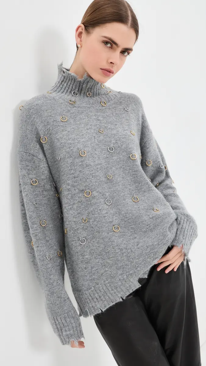 FRENKEN Precious Oversized Turtle Sweater | Thumbnail 2