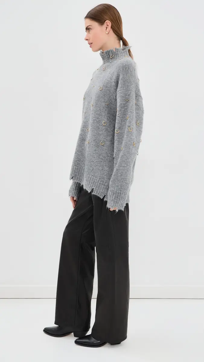 FRENKEN Precious Oversized Turtle Sweater | Thumbnail 4
