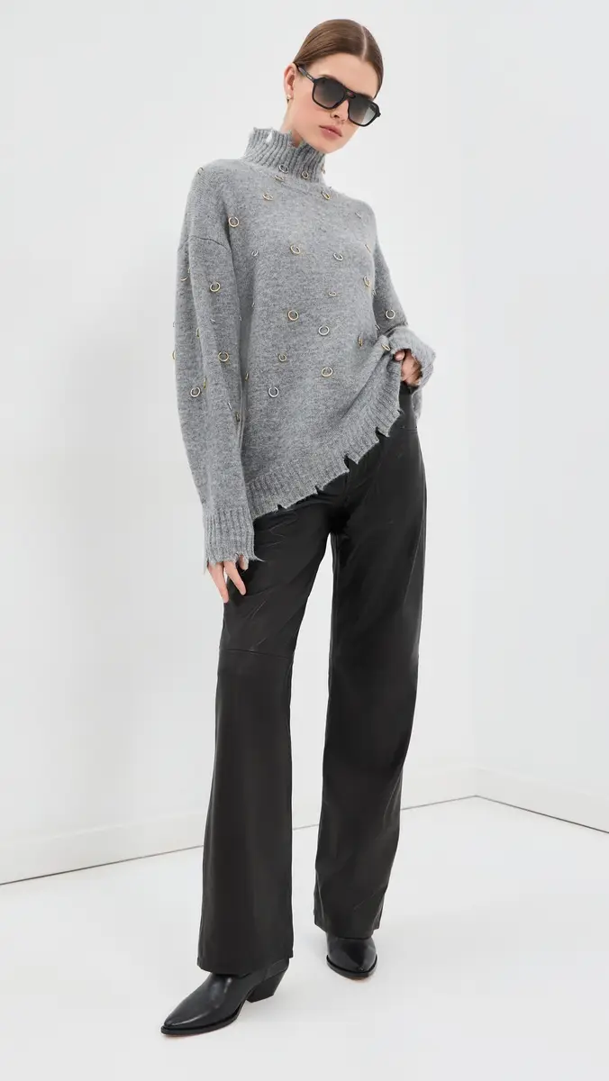 FRENKEN Precious Oversized Turtle Sweater | Thumbnail 5