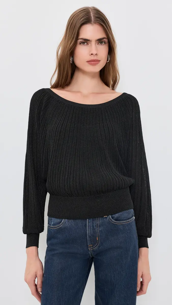 Alice + Olivia Cyril Pleated Pullover | Thumbnail 2 Alice + Olivia Cyril Pleated Pullover | Thumbnail 2