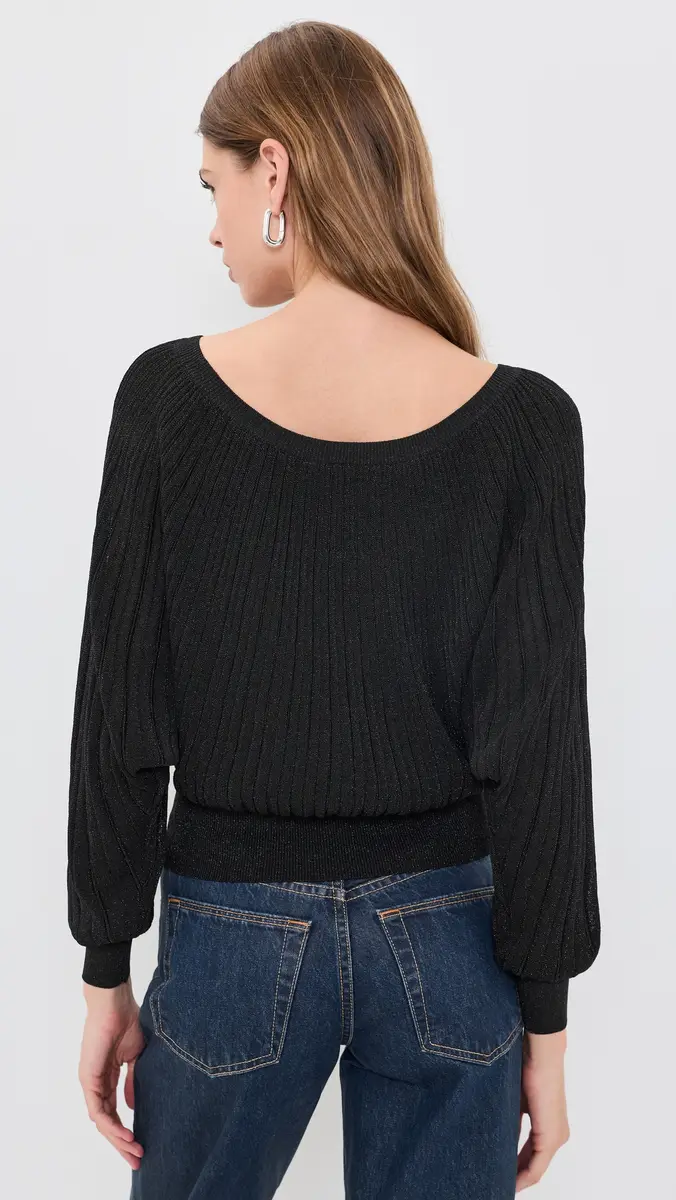 Alice + Olivia Cyril Pleated Pullover | Thumbnail 3 Alice + Olivia Cyril Pleated Pullover | Thumbnail 3