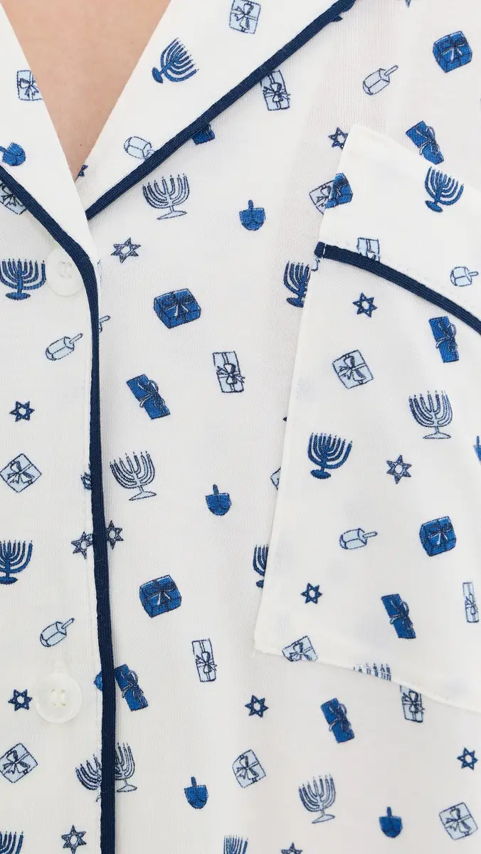 Eberjey Gisele Printed Long Pajama Set | Thumbnail 6 Eberjey Gisele Printed Long Pajama Set | Thumbnail 6