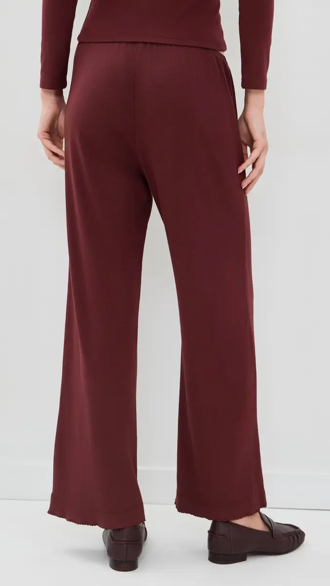 DONNI. DONNI. The Baby Rib Scallop Pants | Thumbnail 3 DONNI. DONNI. The Baby Rib Scallop Pants | Thumbnail 3