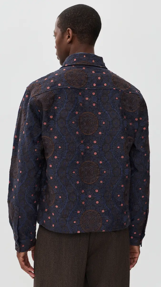 Kardo Bodhi Khadi Cotton Embroidery Jacket | Thumbnail 3 Kardo Bodhi Khadi Cotton Embroidery Jacket | Thumbnail 3