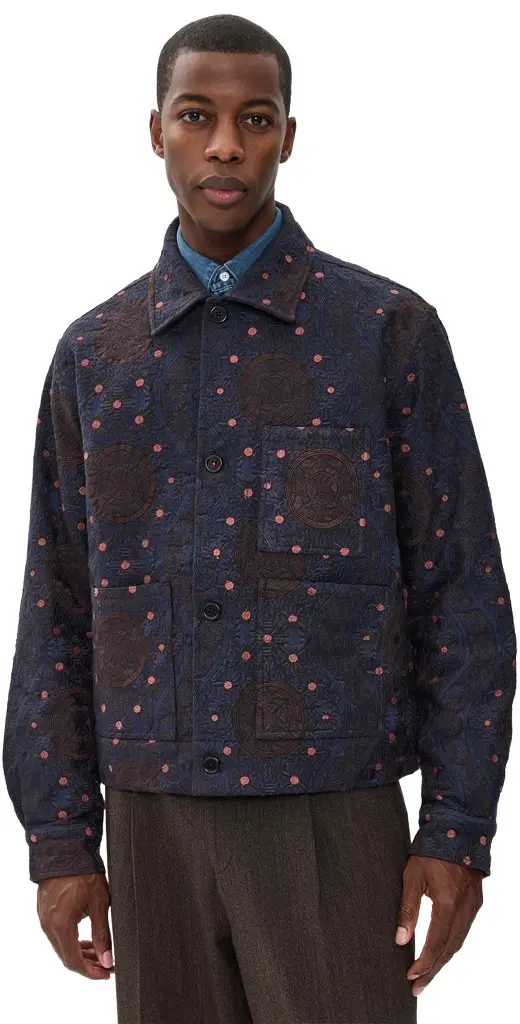 Bodhi Khadi Cotton Embroidery Jacket Bodhi Khadi Cotton Embroidery Jacket