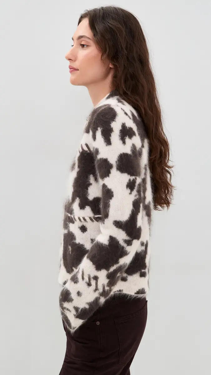 Guest In Residence Grizzly Cowhide Cashmere Jacket | Thumbnail 4 Guest In Residence Grizzly Cowhide Cashmere Jacket | Thumbnail 4