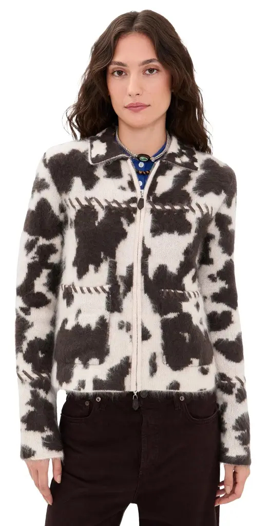 Grizzly Cowhide Cashmere Jacket Grizzly Cowhide Cashmere Jacket