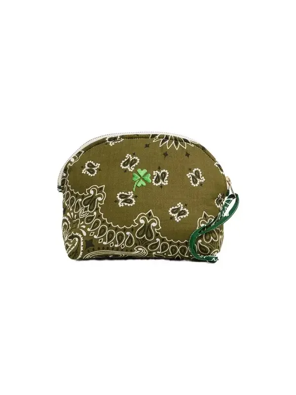Small Clover Bandana Vanity Pouch