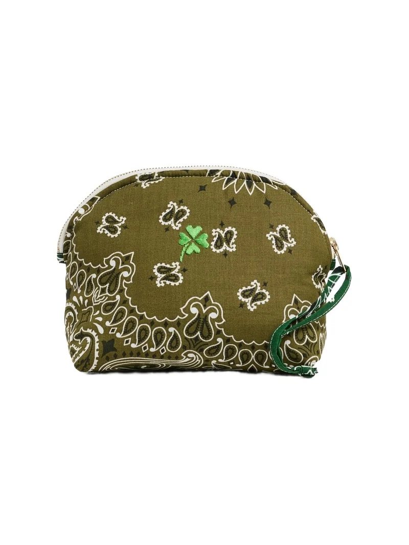 Small Clover Bandana Vanity Pouch