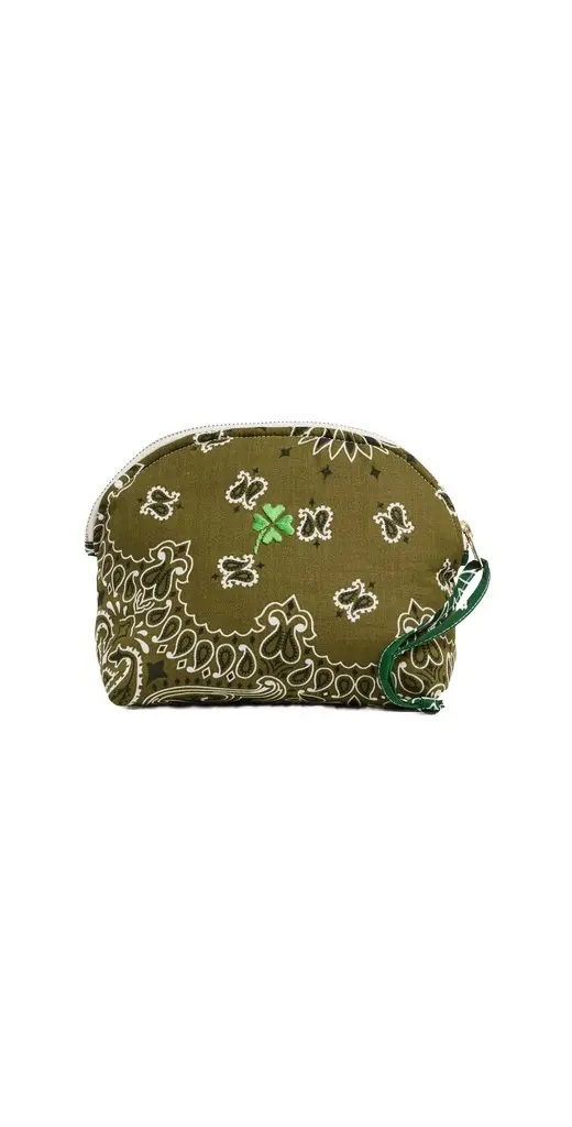 CALL IT BY YOUR NAME Small Clover Bandana Vanity Pouch