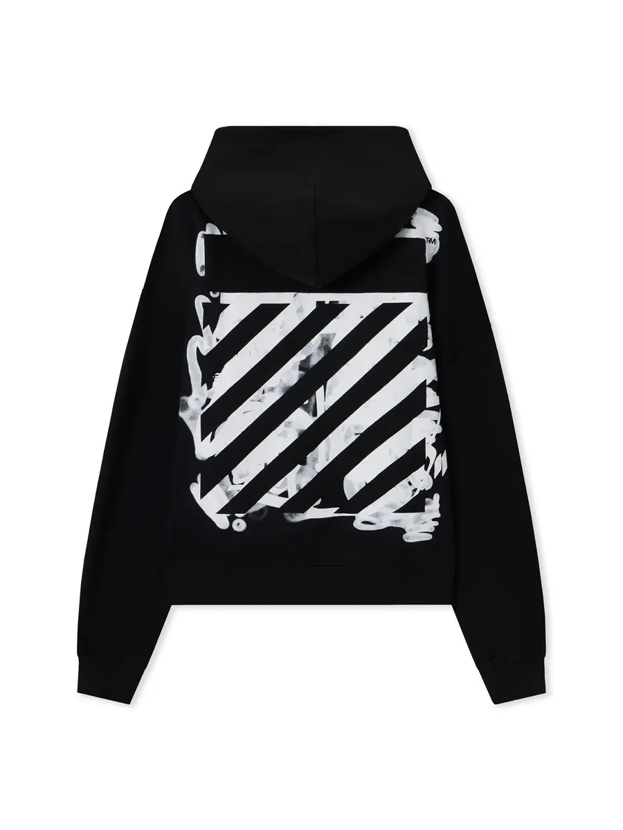 Off-White Diagonal Graffiti Zip Hoodie | Thumbnail 2 Off-White Diagonal Graffiti Zip Hoodie | Thumbnail 2