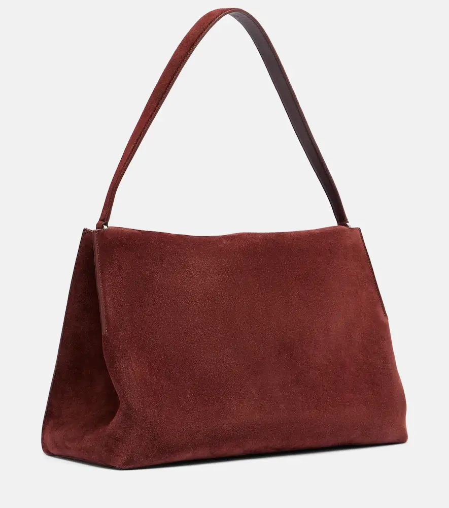 Nour Hammour Amal suede shoulder bag | Thumbnail 3