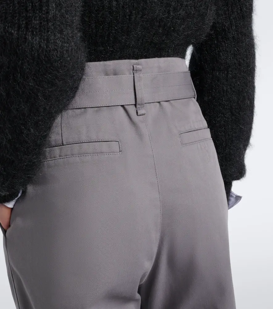Lemaire Belted twill wide-leg pants | Thumbnail 2