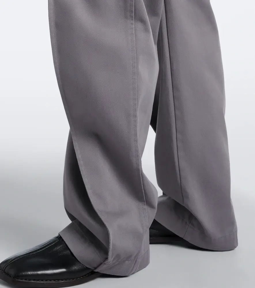 Lemaire Belted twill wide-leg pants | Thumbnail 3