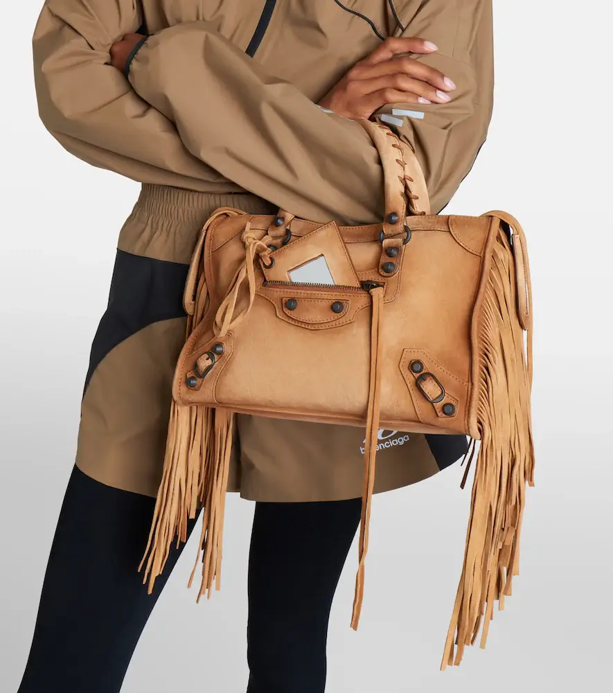 Balenciaga Le City Small suede top-handle bag | Thumbnail 6 Balenciaga Le City Small suede top-handle bag | Thumbnail 6