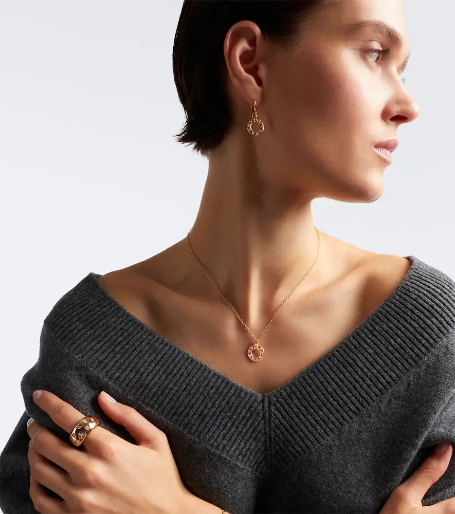Pomellato Iconica 18kt rose gold pendant necklace with diamonds | Thumbnail 2 Pomellato Iconica 18kt rose gold pendant necklace with diamonds | Thumbnail 2