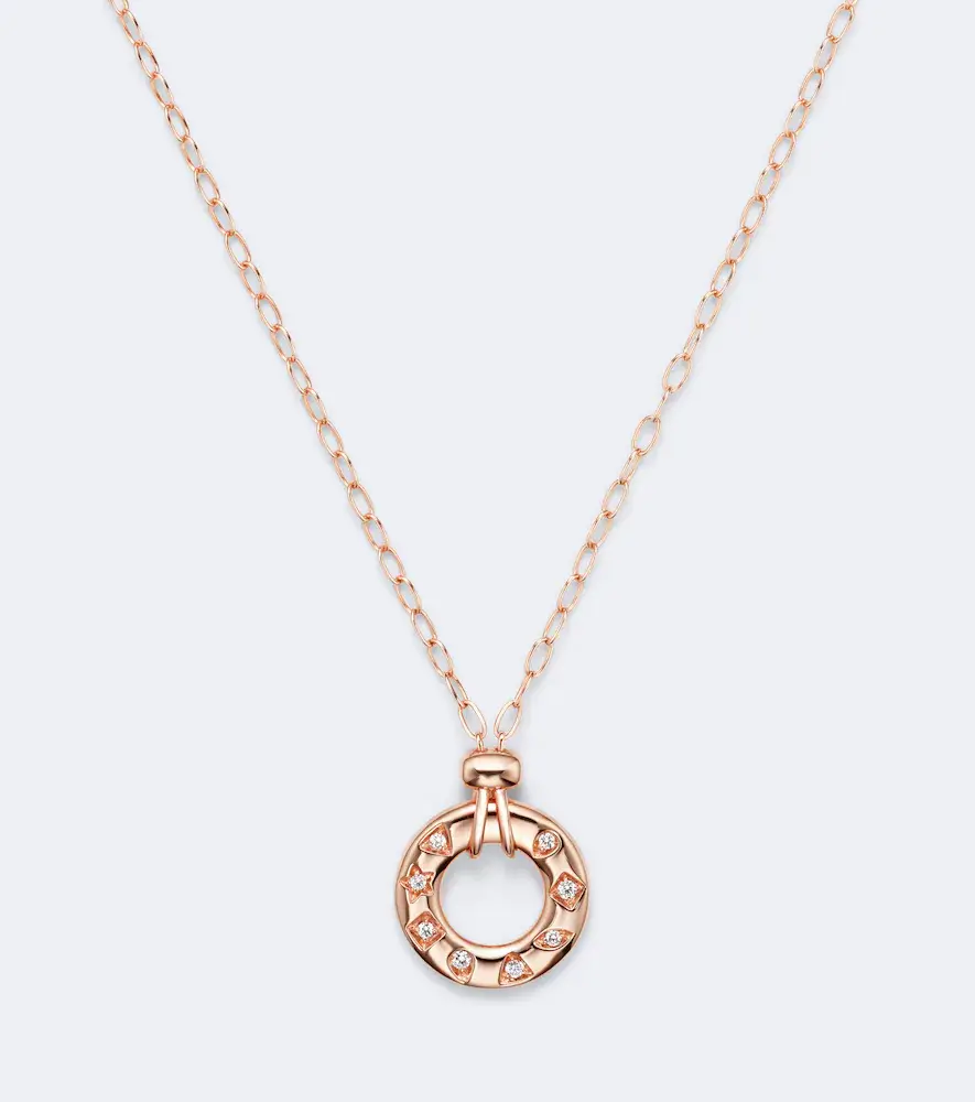 Pomellato Iconica 18kt rose gold pendant necklace with diamonds | Thumbnail 3 Pomellato Iconica 18kt rose gold pendant necklace with diamonds | Thumbnail 3