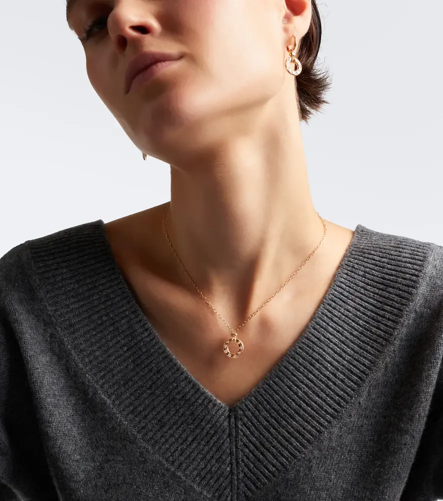 Pomellato Iconica 18kt rose gold pendant necklace with diamonds | Thumbnail 4 Pomellato Iconica 18kt rose gold pendant necklace with diamonds | Thumbnail 4