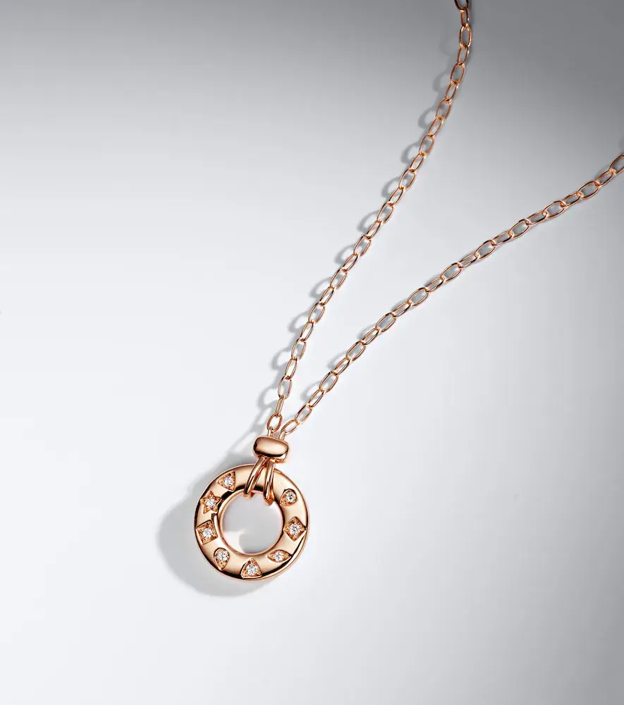 Pomellato Iconica 18kt rose gold pendant necklace with diamonds | Thumbnail 6 Pomellato Iconica 18kt rose gold pendant necklace with diamonds | Thumbnail 6