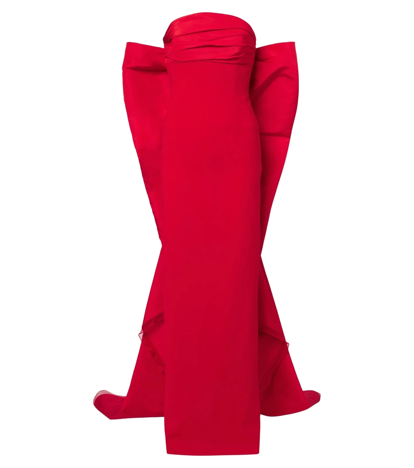 Bow-detail bustier gown Bow-detail bustier gown