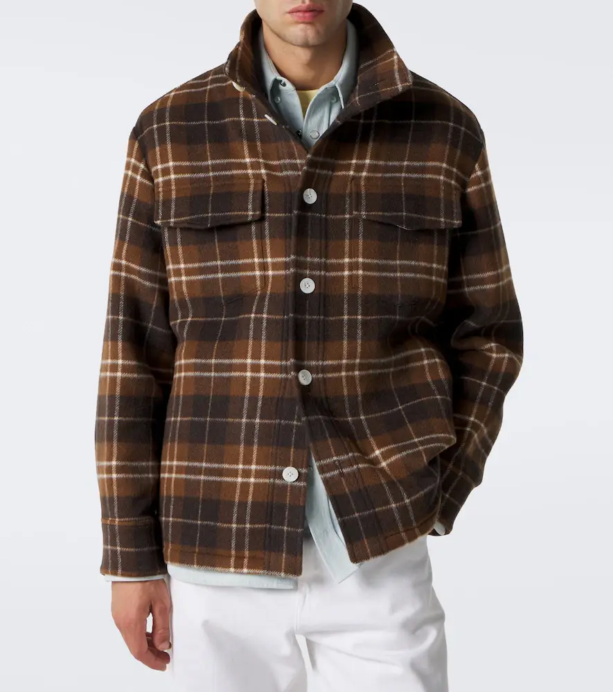 UMIT BENAN St. Moritz plaid cashmere overshirt | Thumbnail 2 UMIT BENAN St. Moritz plaid cashmere overshirt | Thumbnail 2