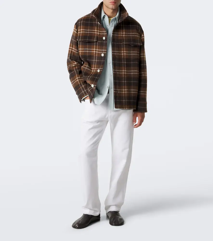 UMIT BENAN St. Moritz plaid cashmere overshirt | Thumbnail 4 UMIT BENAN St. Moritz plaid cashmere overshirt | Thumbnail 4