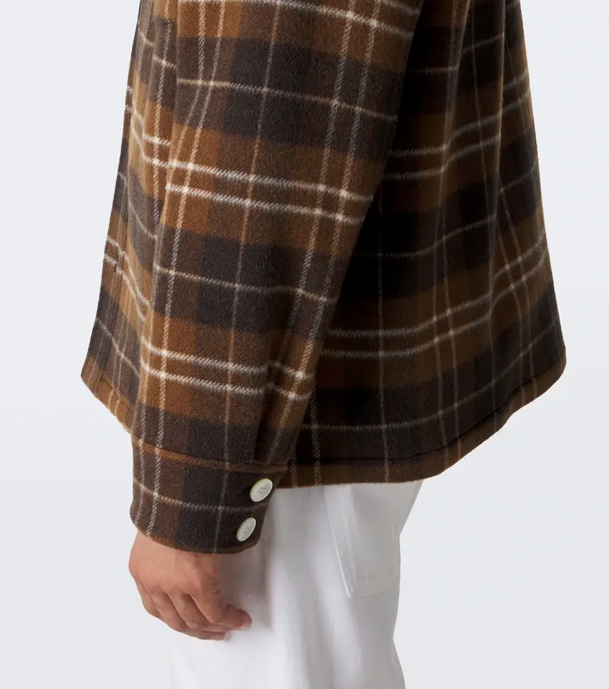 UMIT BENAN St. Moritz plaid cashmere overshirt | Thumbnail 6 UMIT BENAN St. Moritz plaid cashmere overshirt | Thumbnail 6