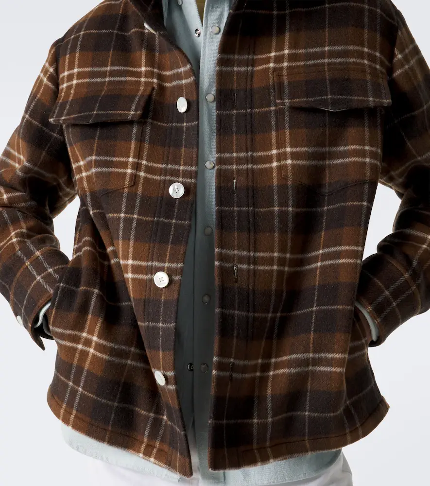 UMIT BENAN St. Moritz plaid cashmere overshirt | Thumbnail 7 UMIT BENAN St. Moritz plaid cashmere overshirt | Thumbnail 7