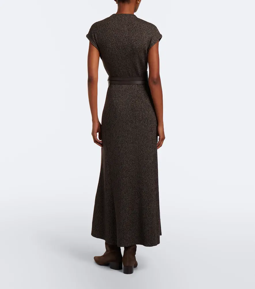 Ralph Lauren Collection Windi silk and wool-blend maxi dress | Thumbnail 3