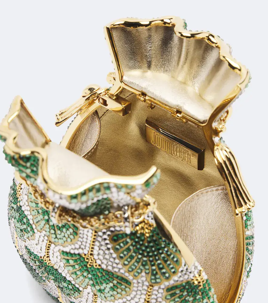 Judith Leiber Couture Ginkgo crystal-embellished clutch | Thumbnail 3 Judith Leiber Couture Ginkgo crystal-embellished clutch | Thumbnail 3