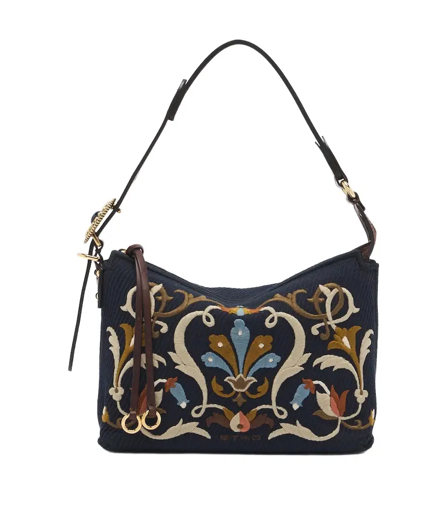 Rosette Small canvas shoulder bag Rosette Small canvas shoulder bag