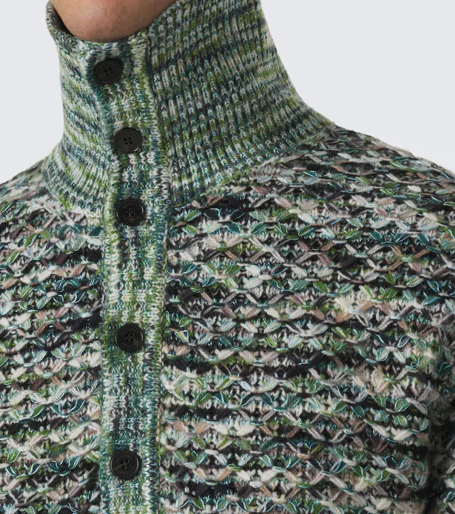 Missoni Wool-blend polo sweater | Thumbnail 3 Missoni Wool-blend polo sweater | Thumbnail 3