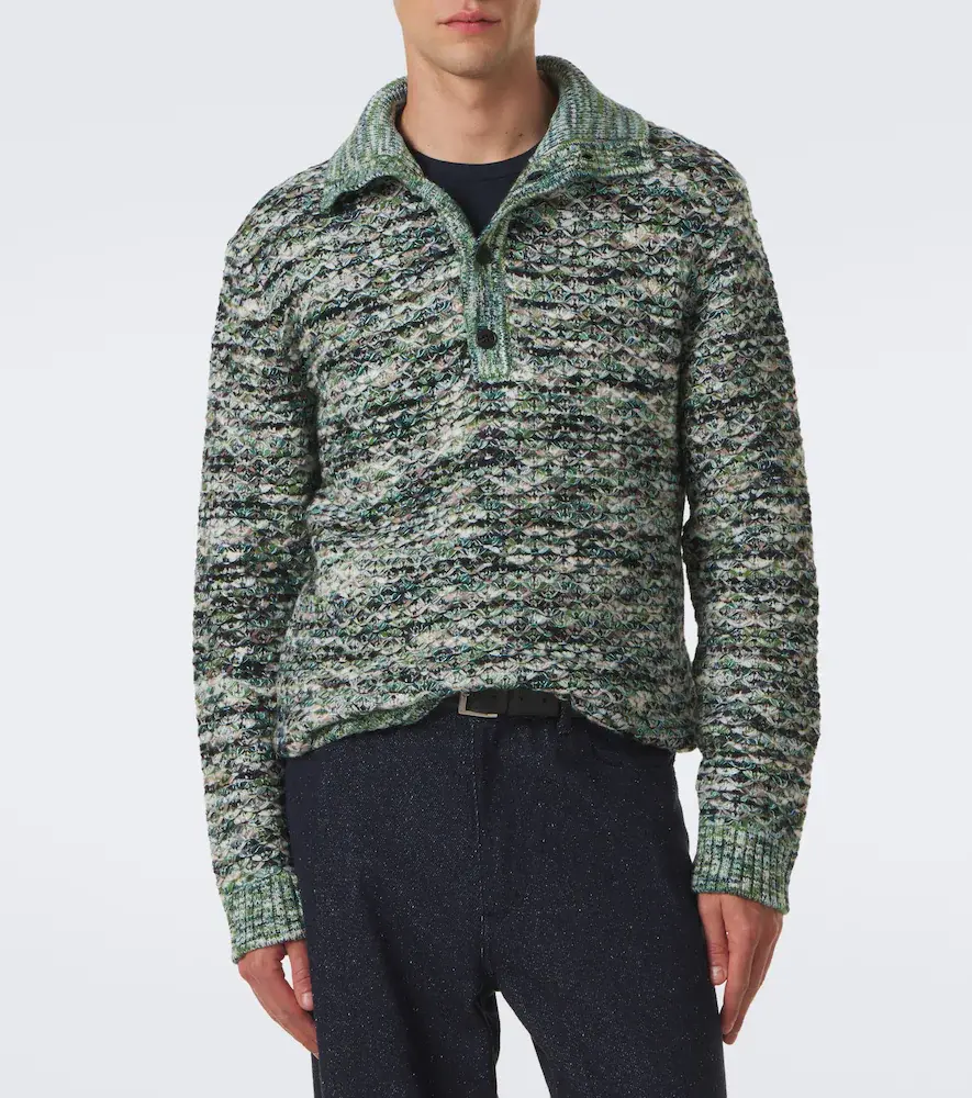 Missoni Wool-blend polo sweater | Thumbnail 6 Missoni Wool-blend polo sweater | Thumbnail 6