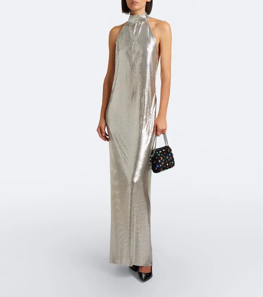 Stella McCartney Chainmail halterneck gown | Thumbnail 3 Stella McCartney Chainmail halterneck gown | Thumbnail 3