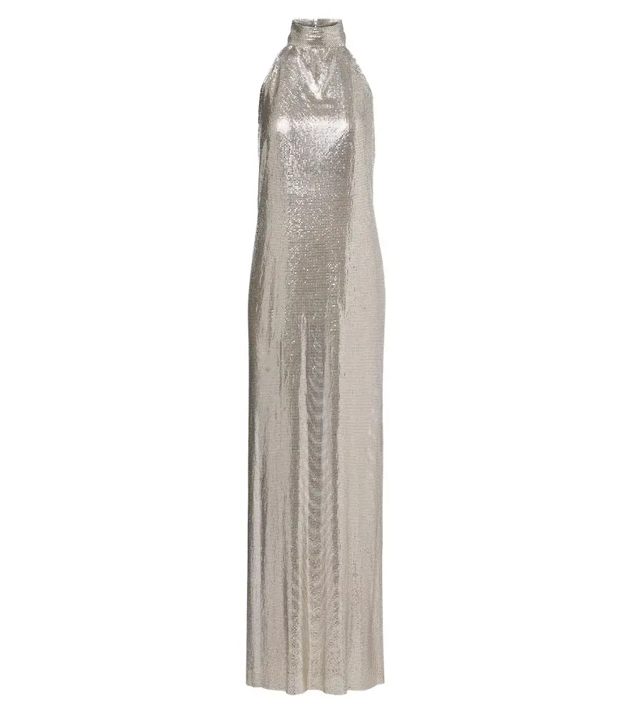 Chainmail halterneck gown