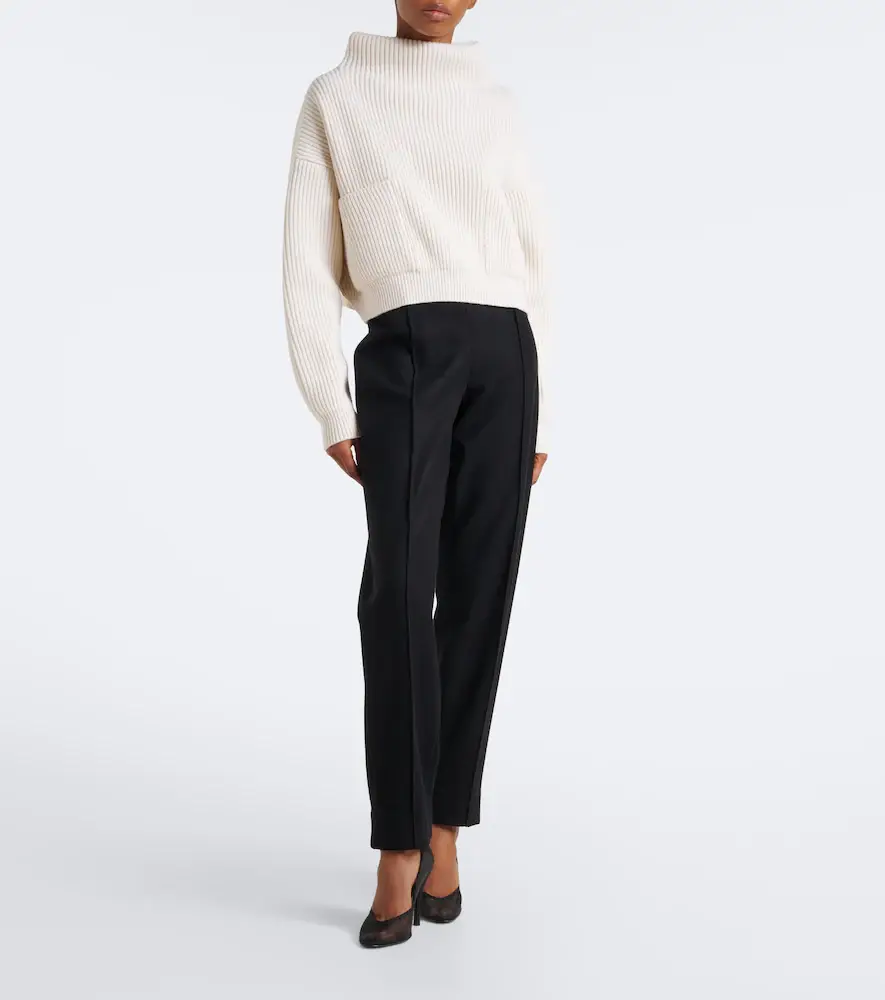 Alaïa Alaïa Wool straight pants | Thumbnail 3