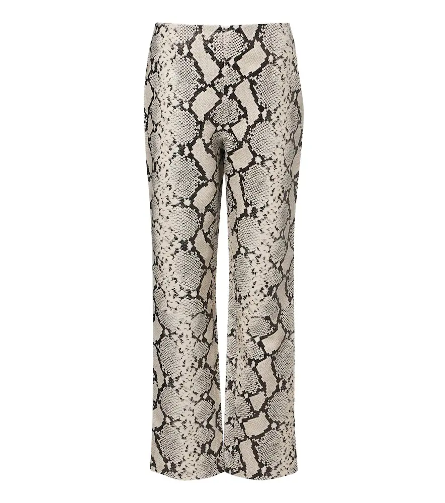 Róhe Snake-effect leather straight pants Róhe Snake-effect leather straight pants