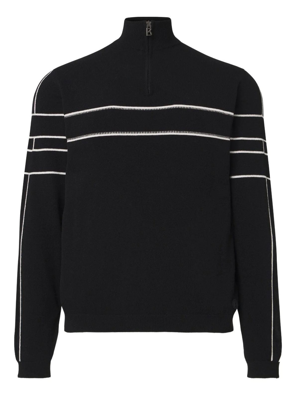 Kuno virgin wool half-zip sweater
