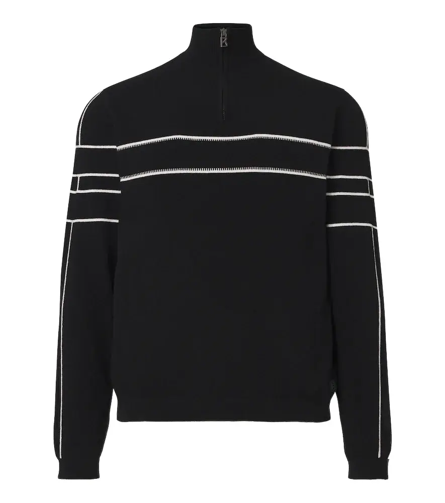 Bogner Kuno virgin wool half-zip sweater