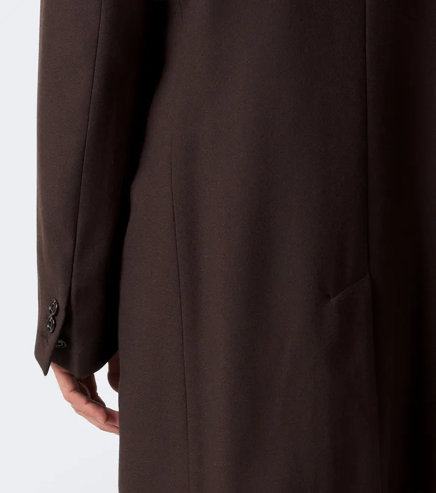 Our Legacy Whale double-breasted virgin wool coat | Thumbnail 2