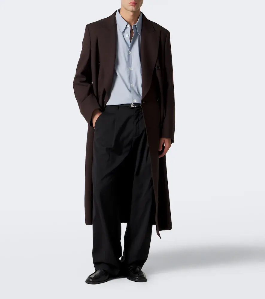 Our Legacy Whale double-breasted virgin wool coat | Thumbnail 3