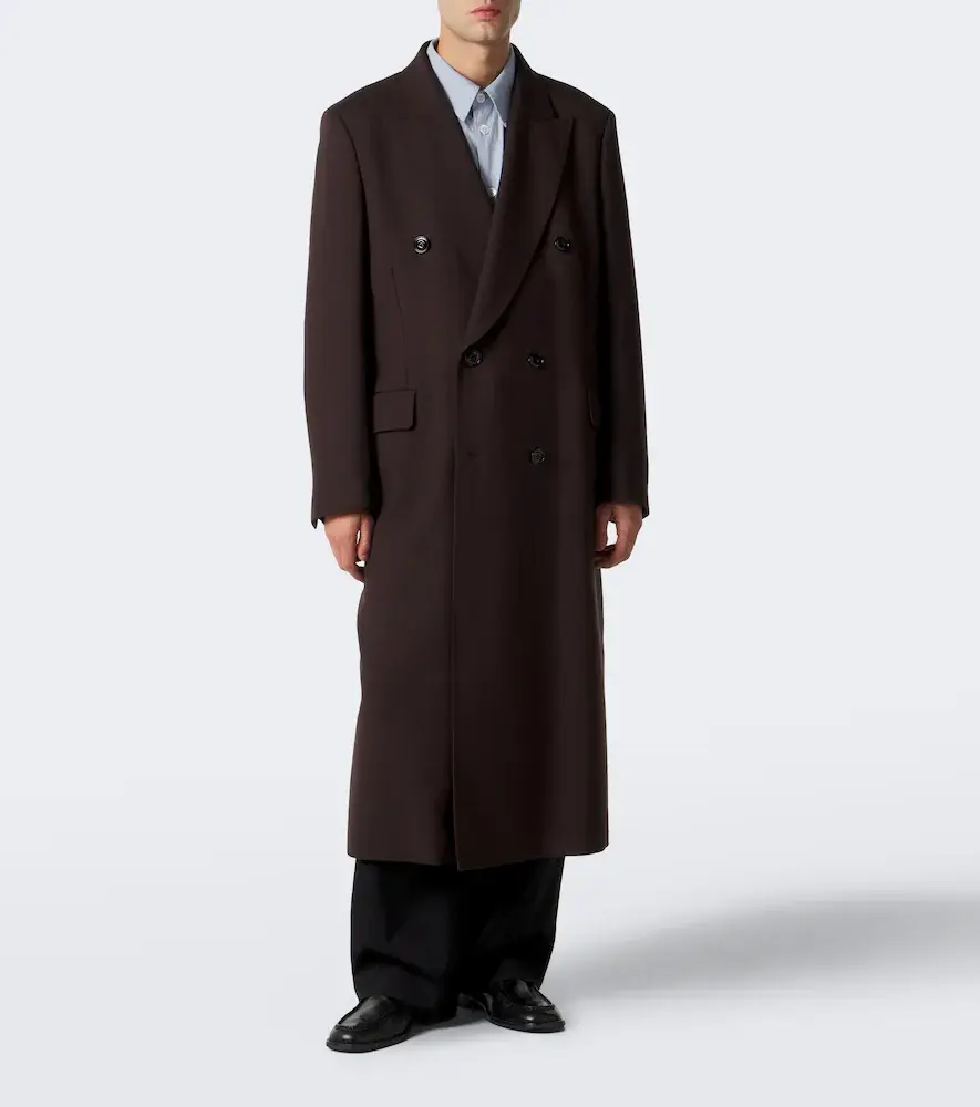 Our Legacy Whale double-breasted virgin wool coat | Thumbnail 4