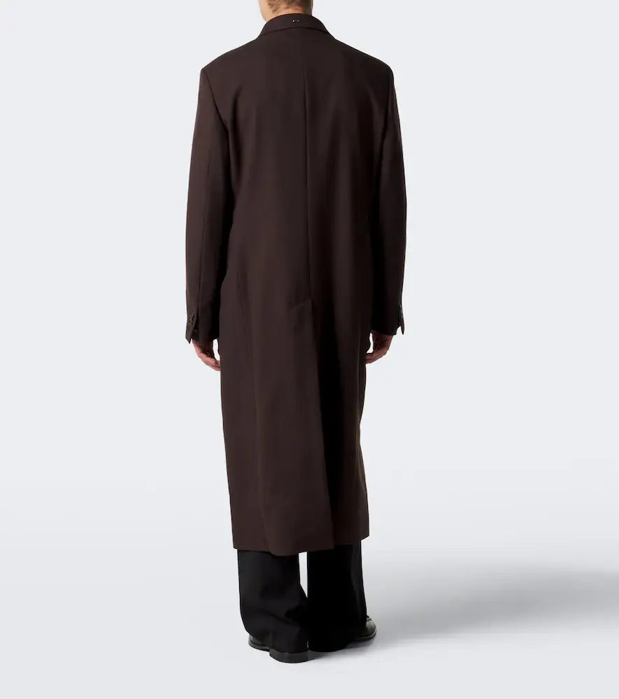 Our Legacy Whale double-breasted virgin wool coat | Thumbnail 6