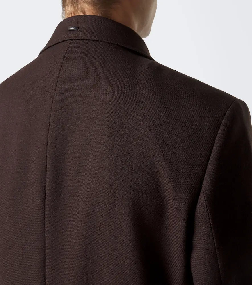Our Legacy Whale double-breasted virgin wool coat | Thumbnail 7