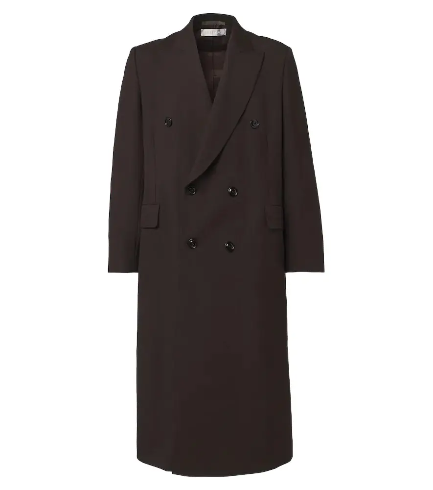 Our Legacy Whale double-breasted virgin wool coat