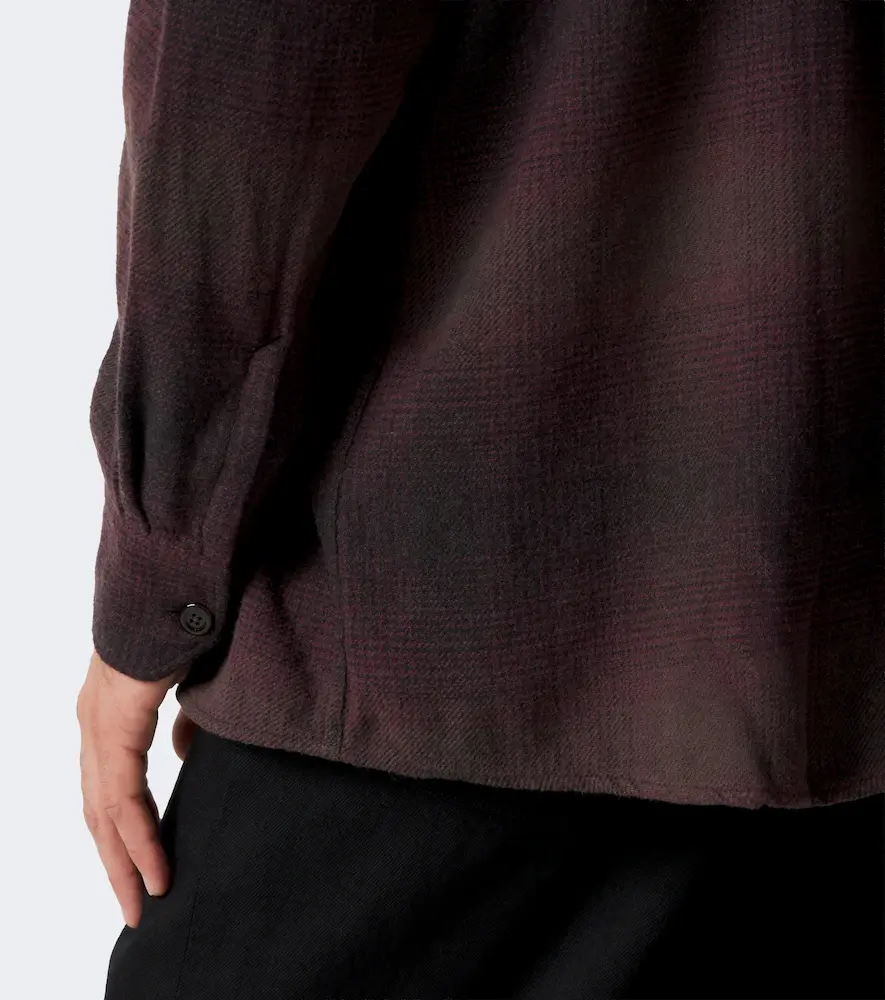 Our Legacy Above checked cotton-blend shirt | Thumbnail 4