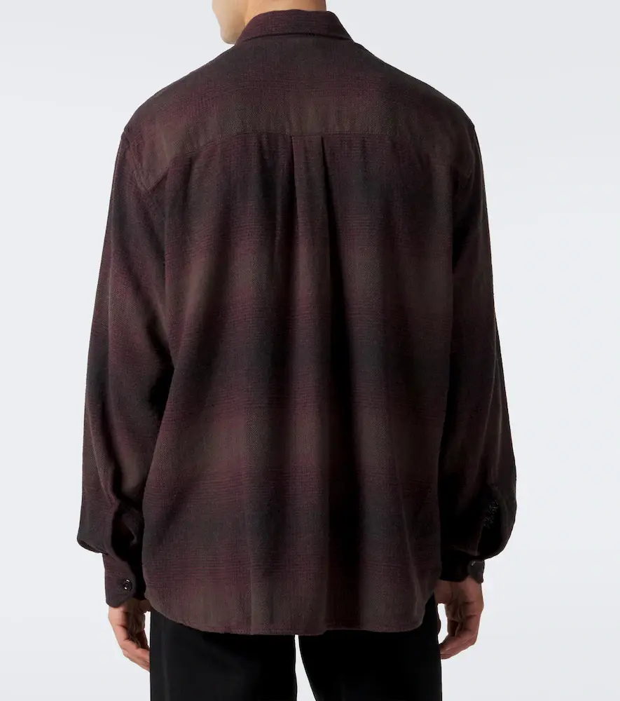 Our Legacy Above checked cotton-blend shirt | Thumbnail 7