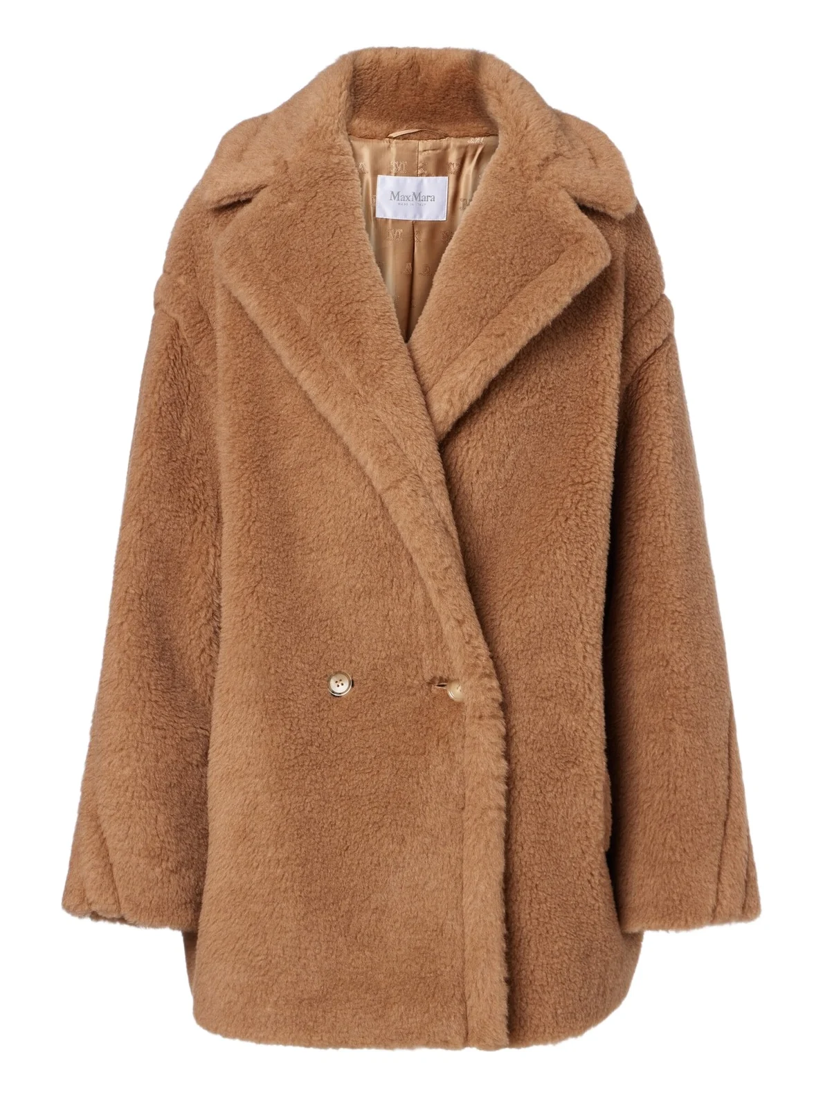 Teddy Bear camel hair and silk peacoat Teddy Bear camel hair and silk peacoat